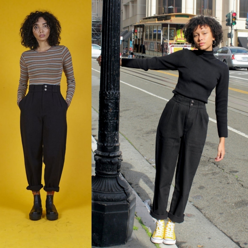 Lucy & Yak Organic Cotton Addisons Black High Waisted Jeans